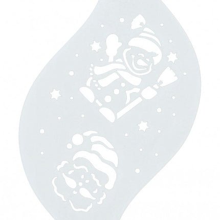 Maquillaje Blanco Plantilla Papá Noel