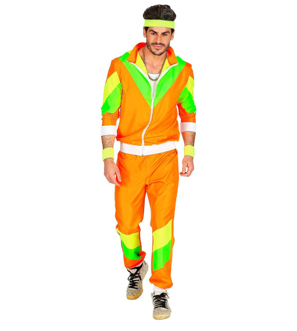 Chándal Neón 80S Verde Naranja Defectuoso