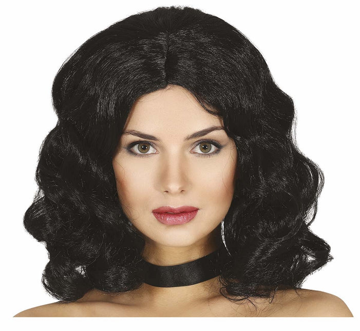 Peluca Negra Pelo Corto