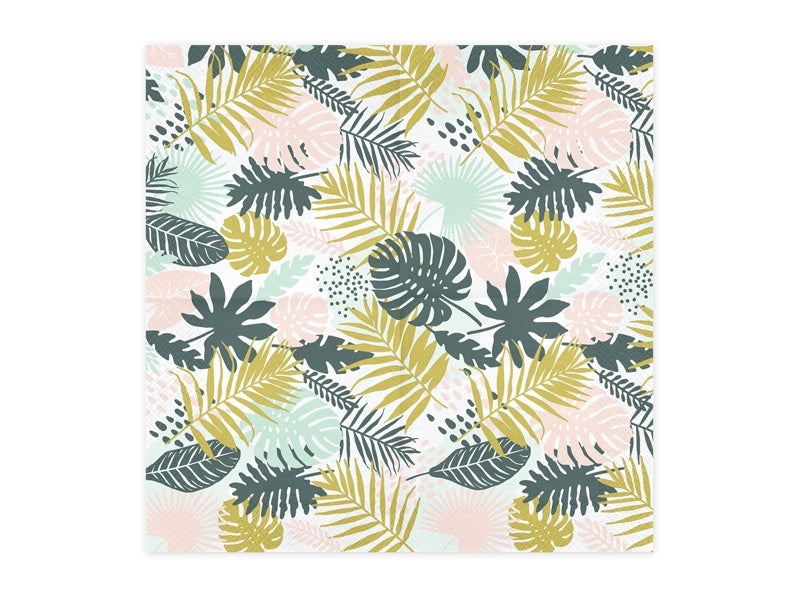Servilletas Hawai Hoja de Palma 33cm 20pcs
