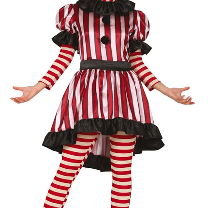 Disfraz de payaso del terror Halloween Mujer