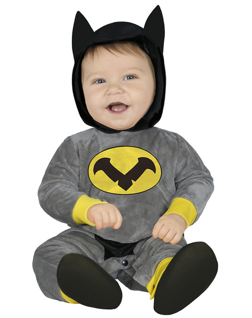 Traje Batman Gris Bebé
