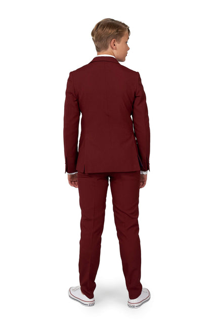 Traje Rojo Burdeos Niño Adolescente <tc>OppoSuits</tc>