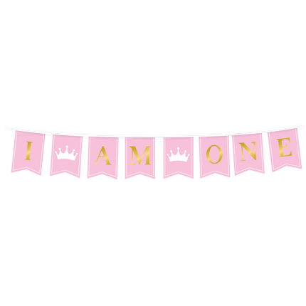 1 Año Banner Rosa