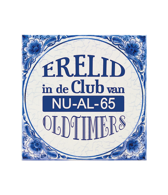 Azulejo Azul de Delft 65 Años 14,5cm