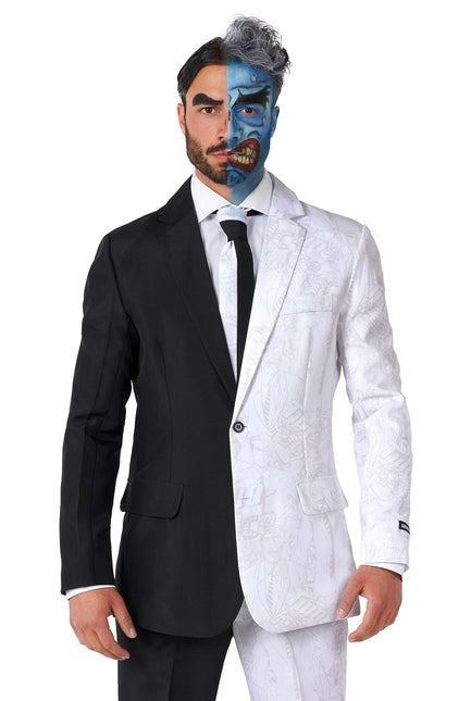 Traje Negro Blanco Dos Caras Hombre <tc>Suitmeister</tc>