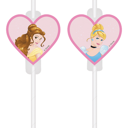 Pajitas Princesas Disney Sueño 4pcs
