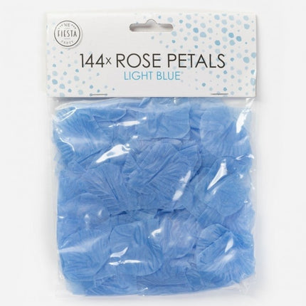 Pétalos de rosa azul claro 144uds.