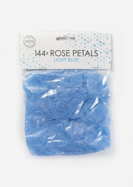 Pétalos de rosa azul claro 144uds.
