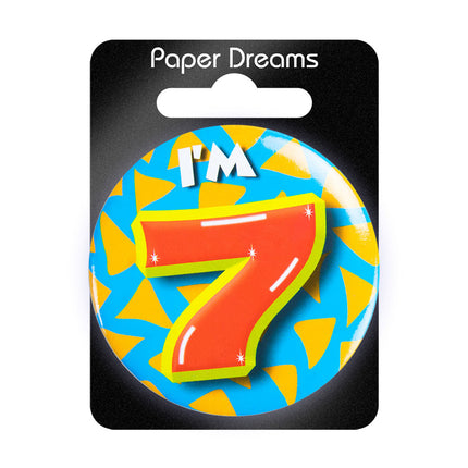 Tengo 7 Botones 7 Años 5,5cm