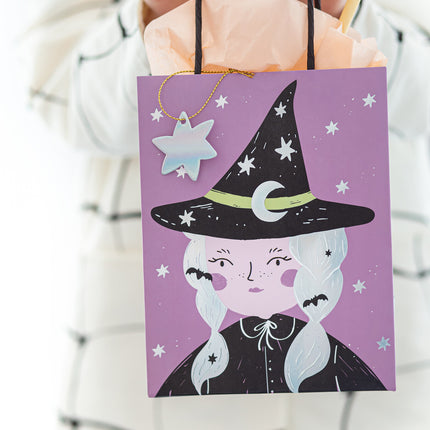 Bolsa de distribución de Halloween Bruja