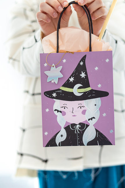 Bolsa de distribución de Halloween Bruja