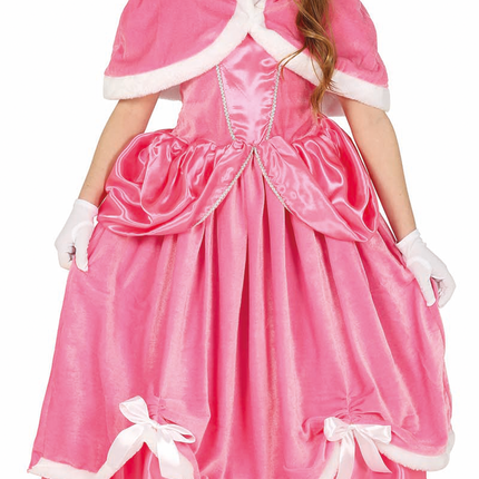 Vestido Princesa Niño Rosa Largo