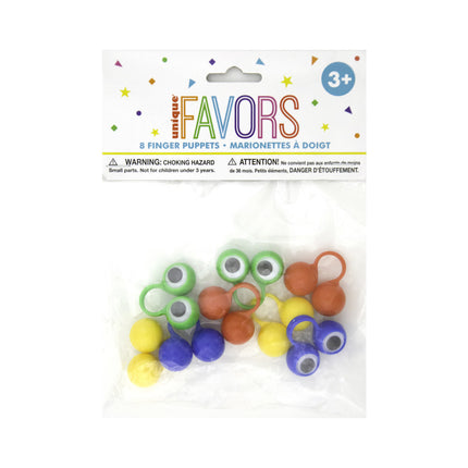 Regalos para repartir Marionetas de dedo 4cm 8pcs