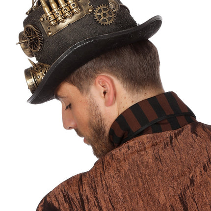 Sombrero Steampunk Con Luz