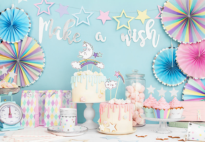 Bolsas para Compartir Unicornio Papel 18cm 6pcs