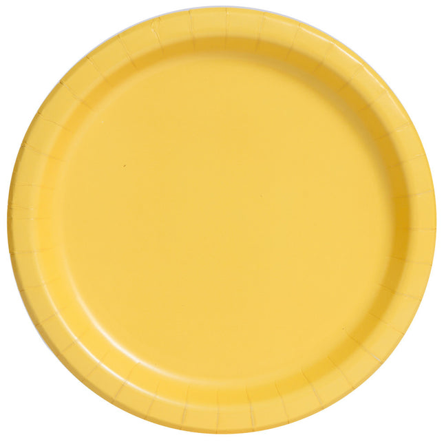 Platos Amarillo 22cm 8ud