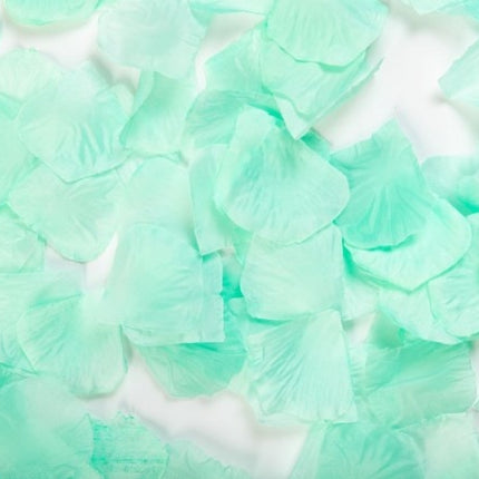 Pétalos de rosa verde menta 144uds.