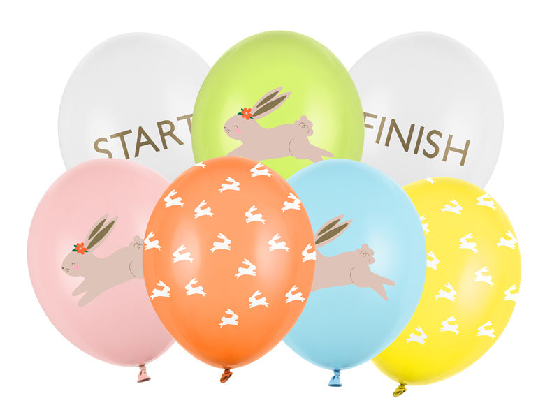 Globos Gira Huevo de Pascua 30cm 7pcs