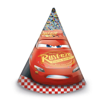 Cars 3 Sombreros de fiesta 6pcs