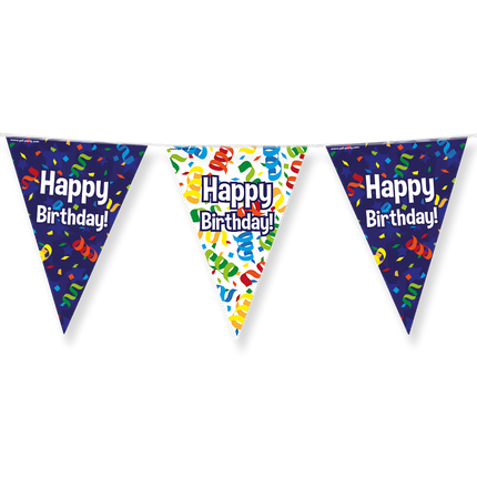 Línea de bandera Feliz Cumpleaños 10m