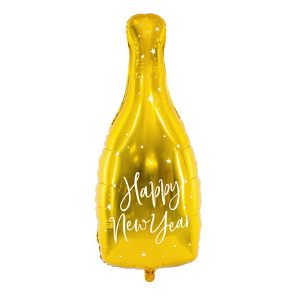 Globo de Helio Botella Feliz Año Nuevo Vacía 82cm