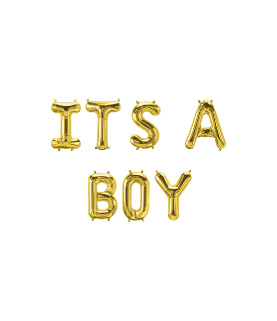 Globos de Oro Set Its A Boy 1.9m