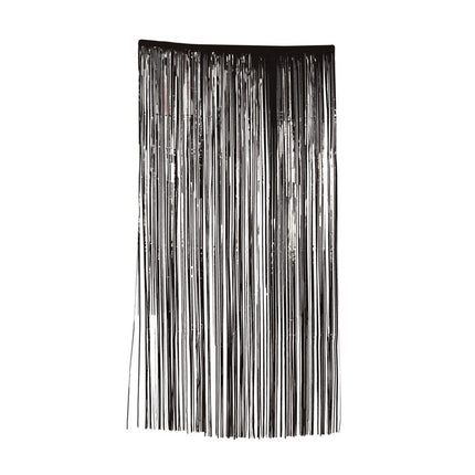 Cortina de puerta negra 2m