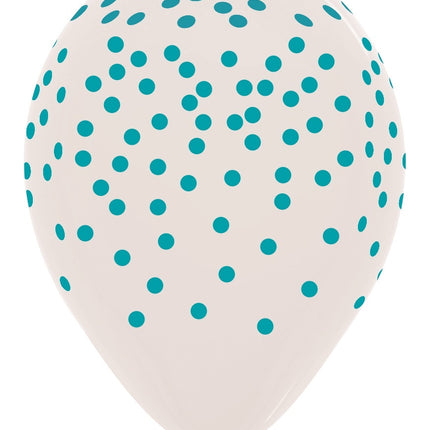 Globos Confetti Mix Cristalino 30cm 25pcs