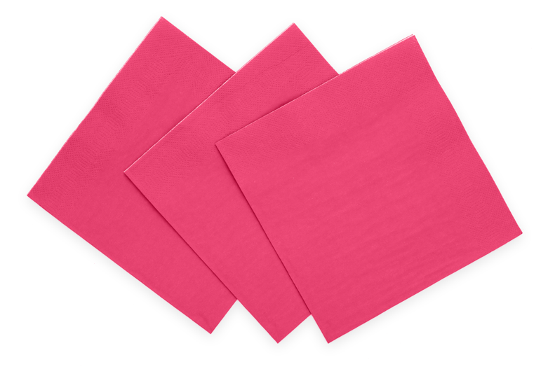 Servilletas Fucsia 3 Capas 33cm 20pcs