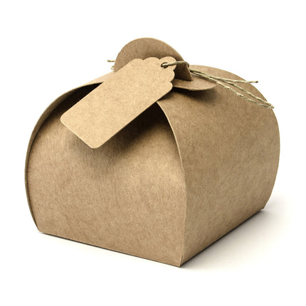 Cajas de regalo con etiquetas para nombres 6cm 10uds.