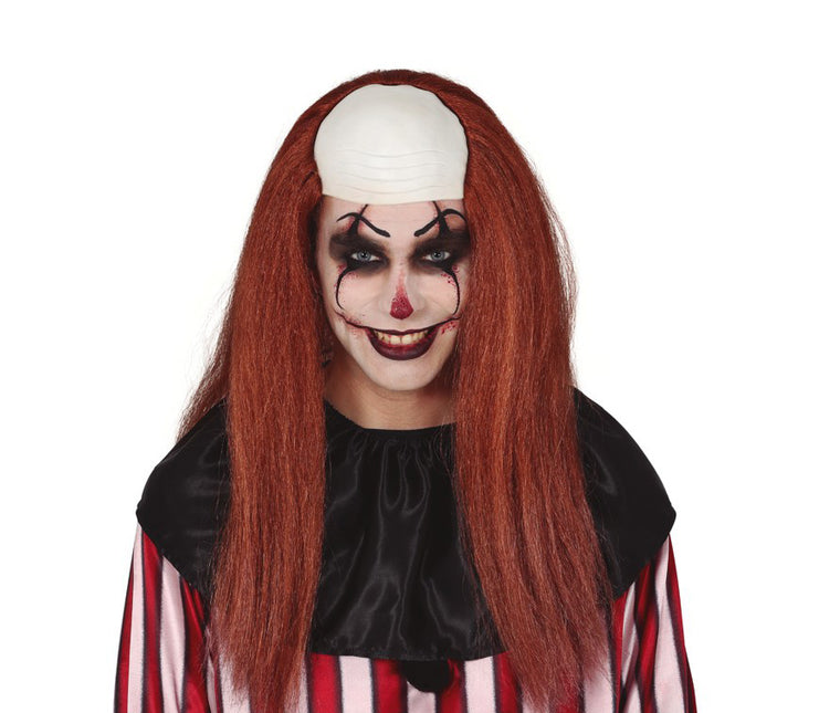 Peluca Halloween Media Calva