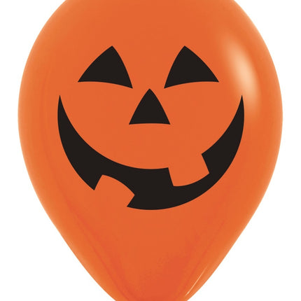 Globos Calabaza Naranja 30cm 25pcs