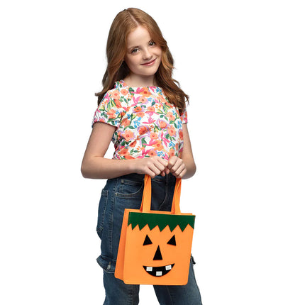 Bolsa de caramelos calabaza 23cm