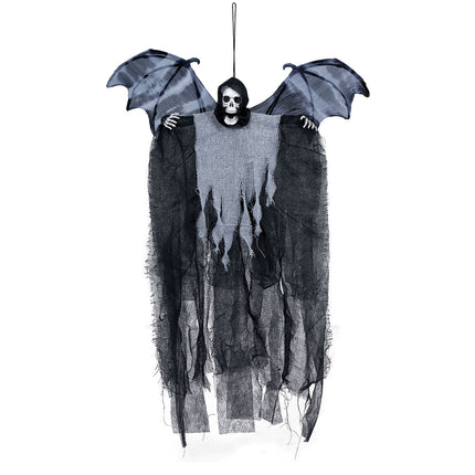 Halloween Decoración Colgante Esqueleto Con Alas 60cm