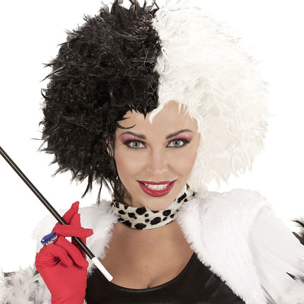 Peluca Blanca y Negra