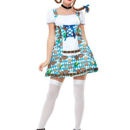 Vestido Dirndl Oktoberfest Pretzels