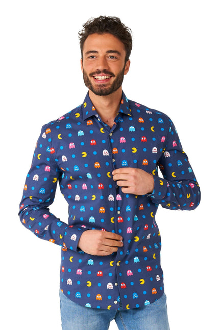 Camisa Pixel PAC-MAN Hombre <tc>OppoSuits</tc>