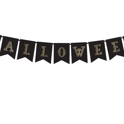 Banderola Halloween Naranja 1,75m