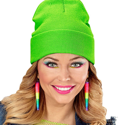 Sombrero verde neón