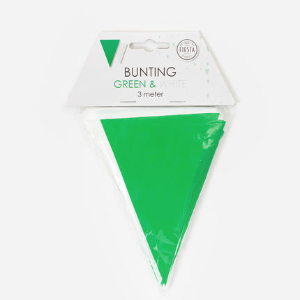 Mini Guirnaldas Verde/Blanco 3m