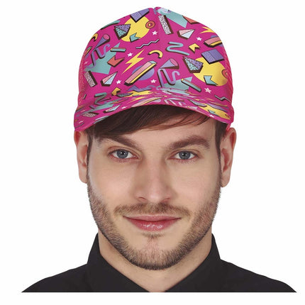 Gorra rosa de los 80