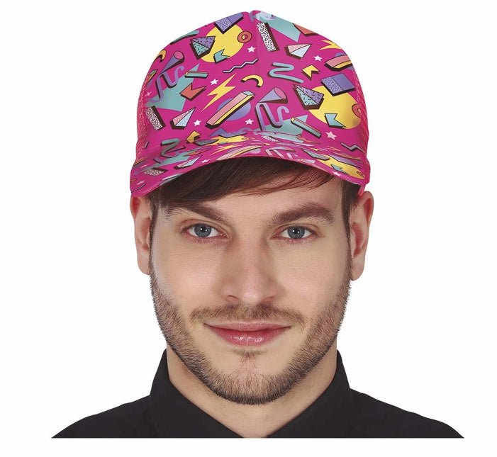 Gorra rosa de los 80