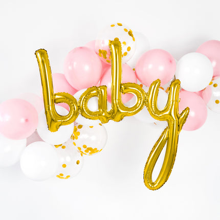 Set Globos Letra Niña Oro Vacío 75,5cm