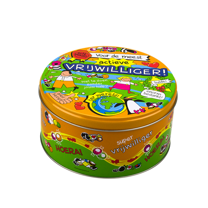 Tarro de caramelos Voluntario 14cm