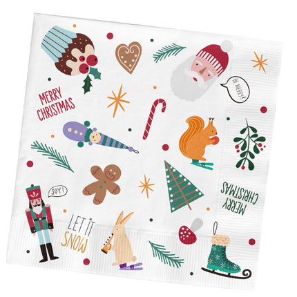 Servilletas de Navidad 33cm 20ud