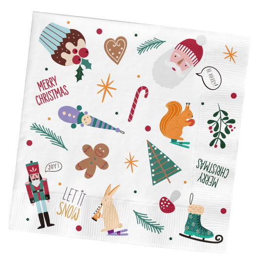 Servilletas de Navidad 33cm 20ud