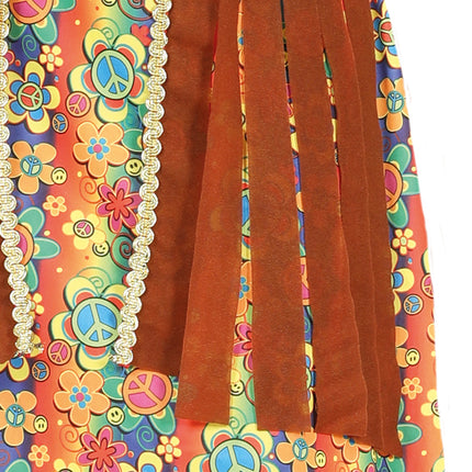 Disfraz de Hippie 60S Floral para Mujer