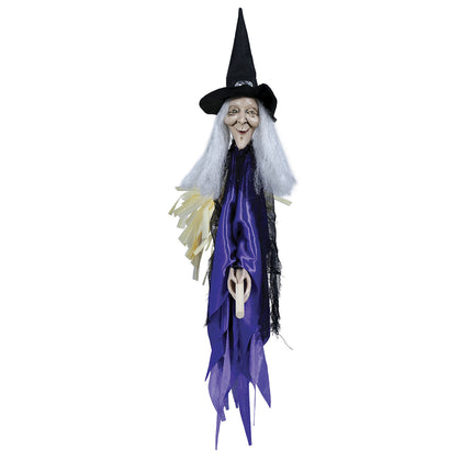 Halloween Decoración Colgante Bruja 60cm