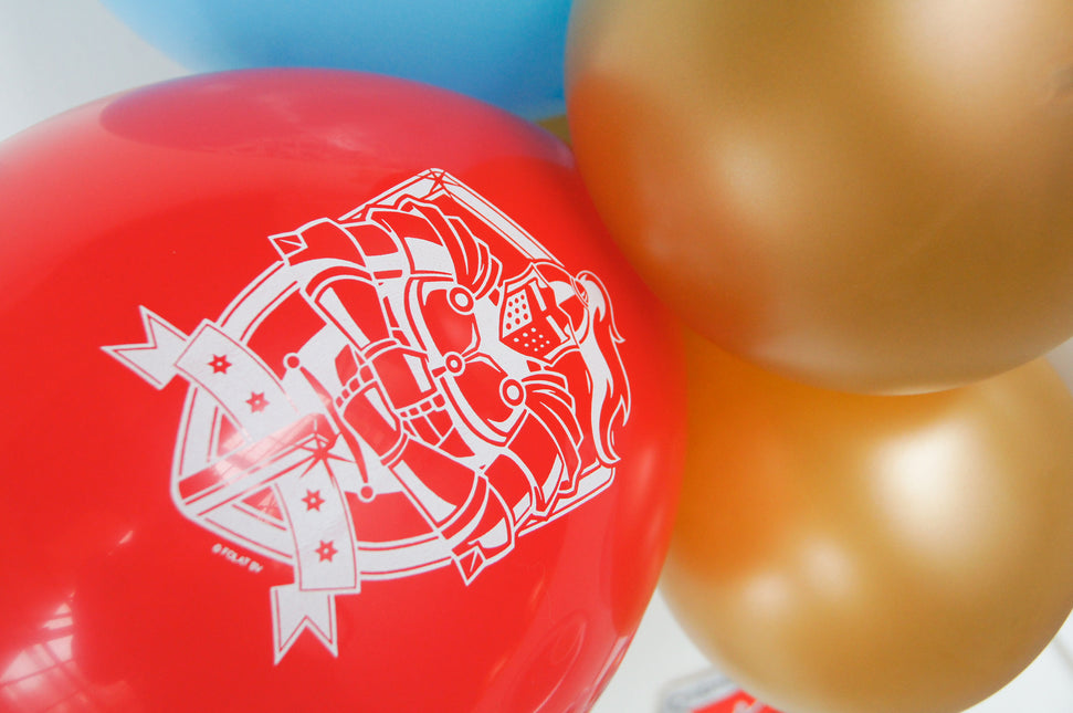 Globos Caballero 8pcs 30cm